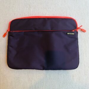 Incase Unique Purple Sleeve with Neon Orange Interior
